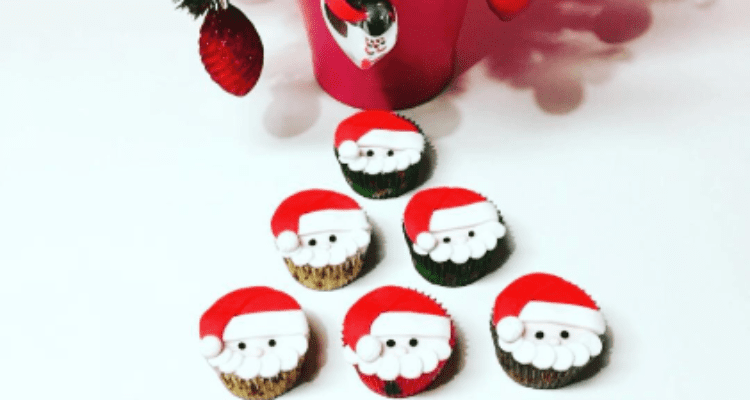 Cupcake de Noël sur commande uniquement jusqu'au 18 décembre 2019