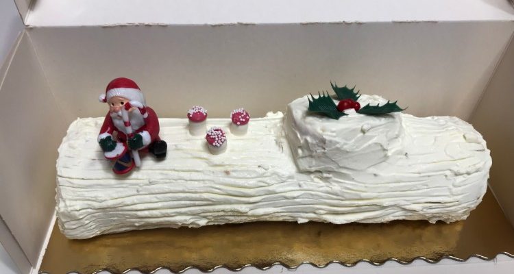 Bûche de Noël sur commande uniquement jusqu'au 18 décembre 2019